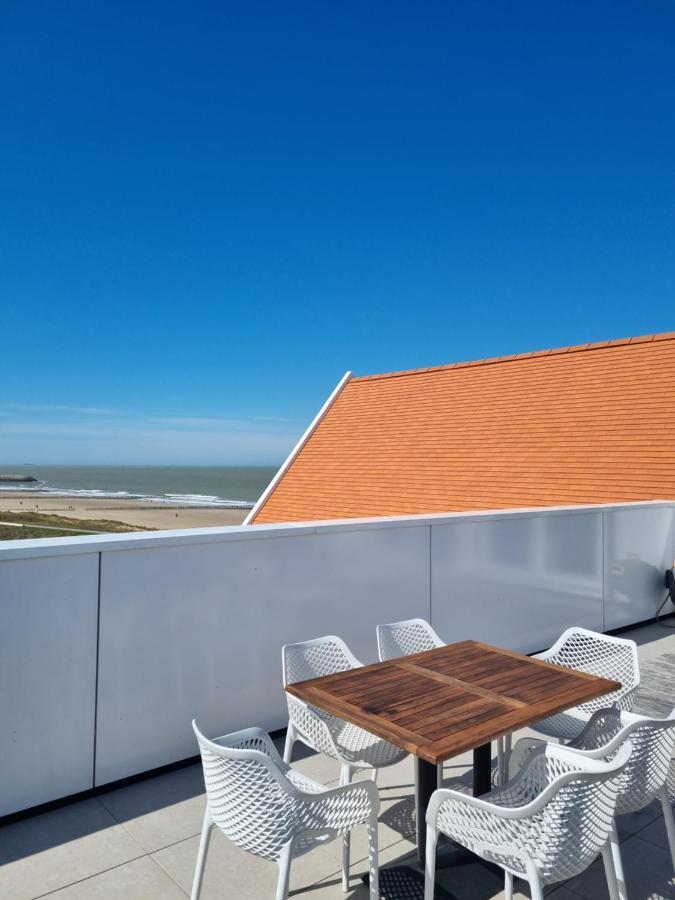 Penthouse Windkracht 10 Aan Het Strand Van Cadzand Zewnętrze zdjęcie