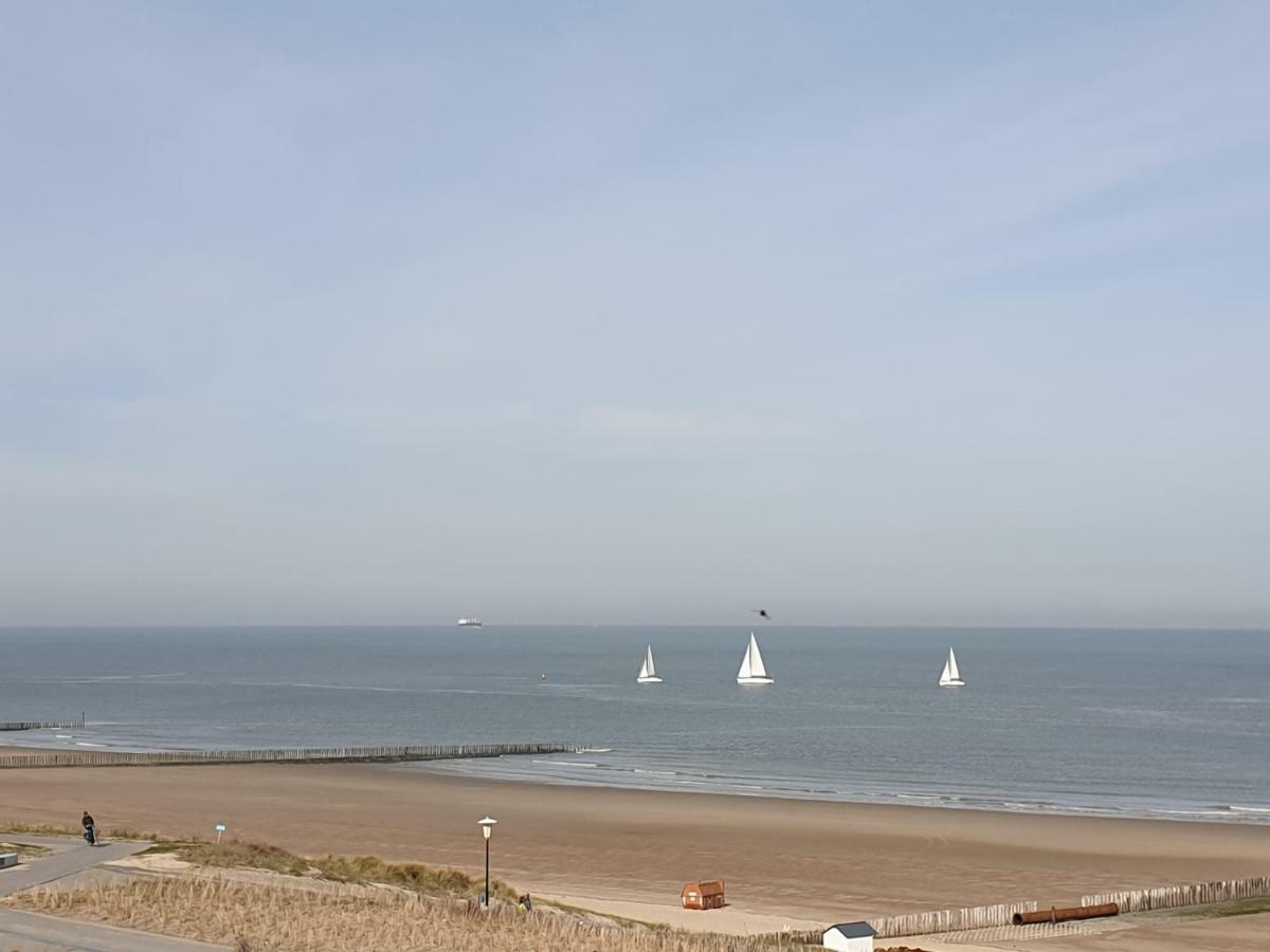 Penthouse Windkracht 10 Aan Het Strand Van Cadzand Zewnętrze zdjęcie